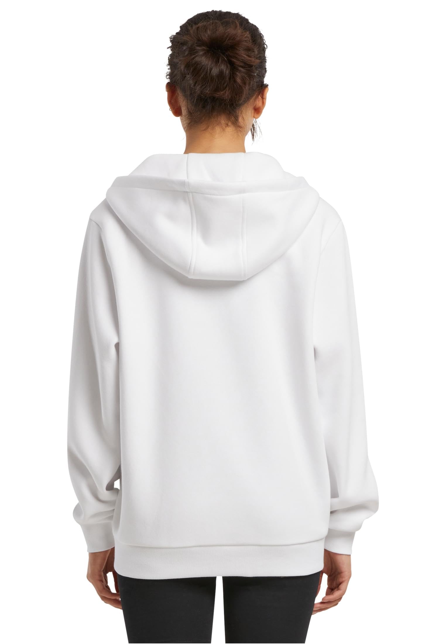 Build Your Brand By290-ladies Fluffy Zip Hoody Hooded Sweatshirt Mujer (Pack de 1)