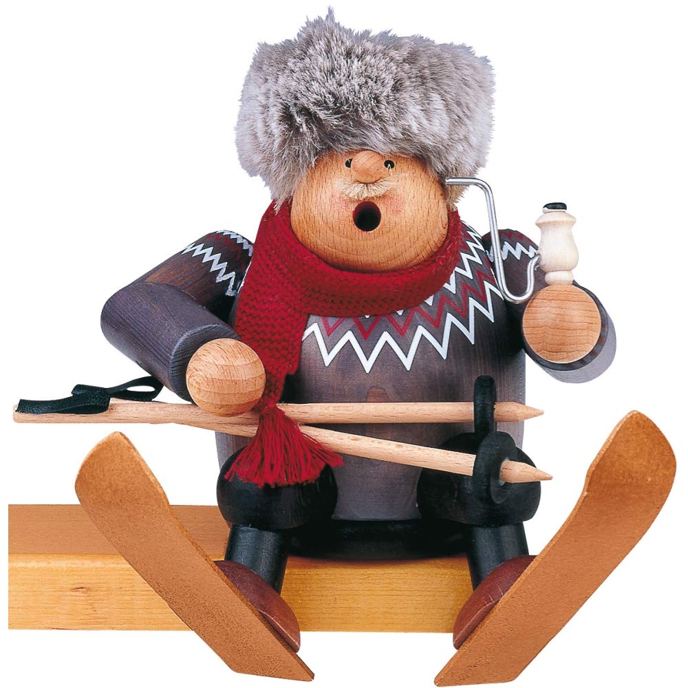 21592 Räuchermännchen Schanzenhocker, 17 cm