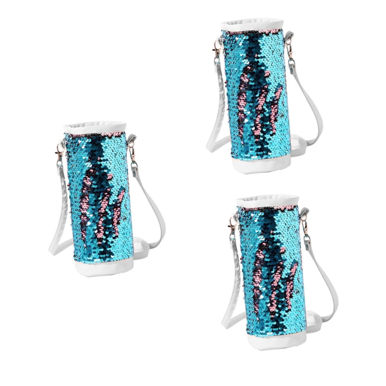 3 Piezas Bolsa de Taza Neceser Maquillaje Makeup Bag Pack Maquillaje Make up Bags neceseres Bolsas de lápices para Estudiantes Suministros de Bolsa de papelería