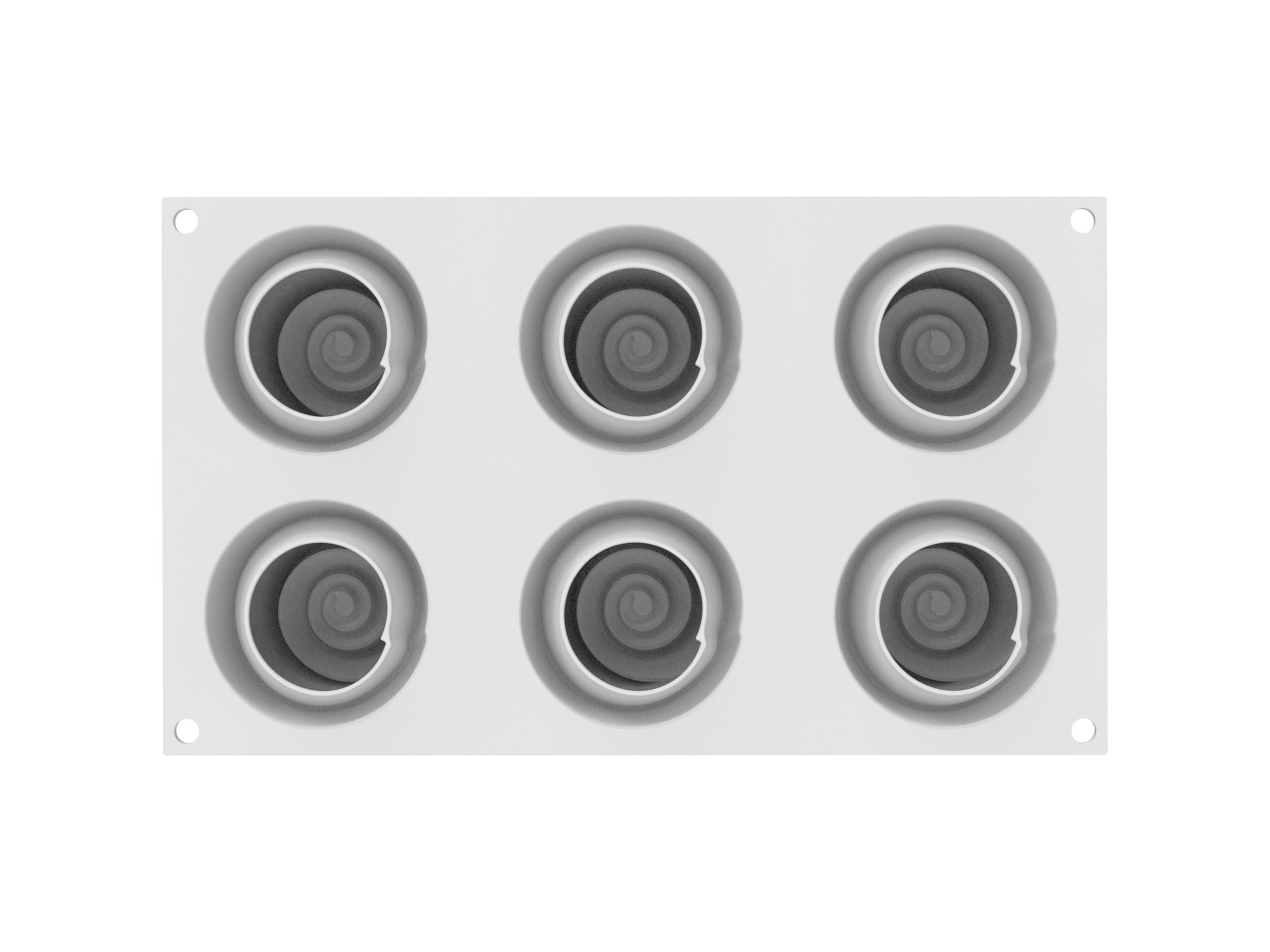 silikomart Stampi in Silicone per Dolci – Givre 90 - ⌀60 H 45 MM - Accessori Professionali per Natale e Pasticceria - Stampini Monoporzione per Dolci Forno