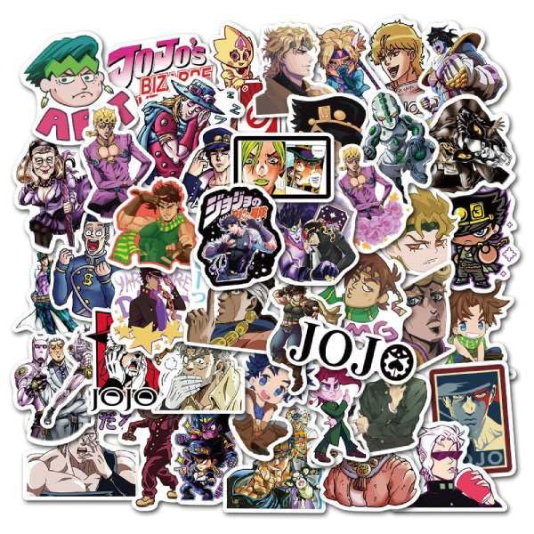 Amazon.co.jp: for ジョジョの奇妙な冒険 ステッカー 50枚セット