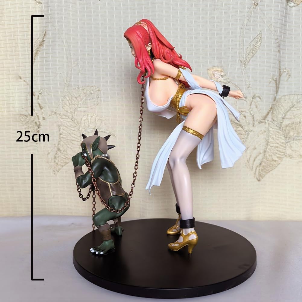 DEXSHUN The Beautiful Queen Captured by Goblin Figur Anime Figuren Queen Pharnelis & Goblin Figur Set Illustration Original Painting Modell PVC Modell Deskto Dekoration Geschenk Sammlerstück 25cm
