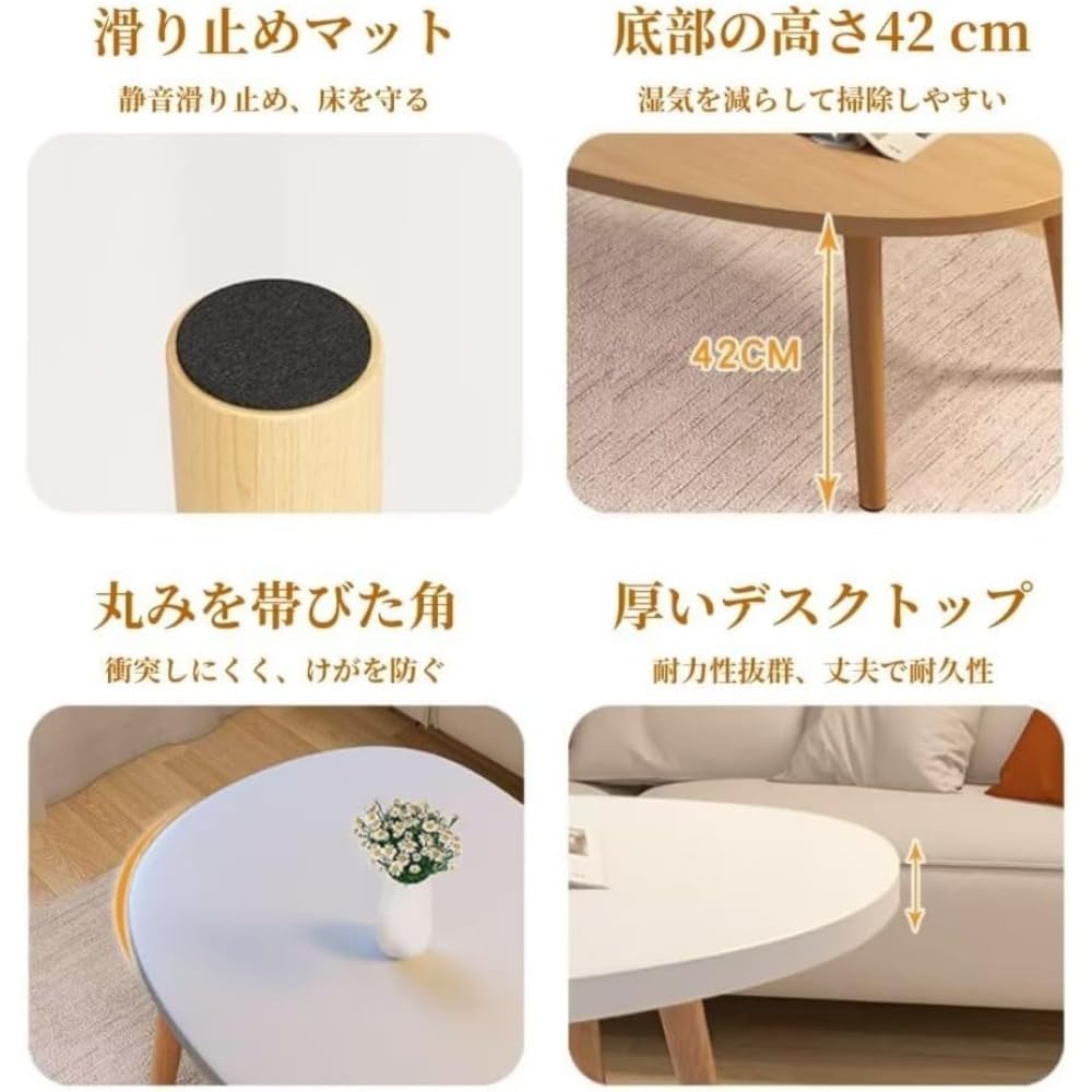 Amazon.co.jp: 「NexPon」 ローテーブル リビングテーブル センター