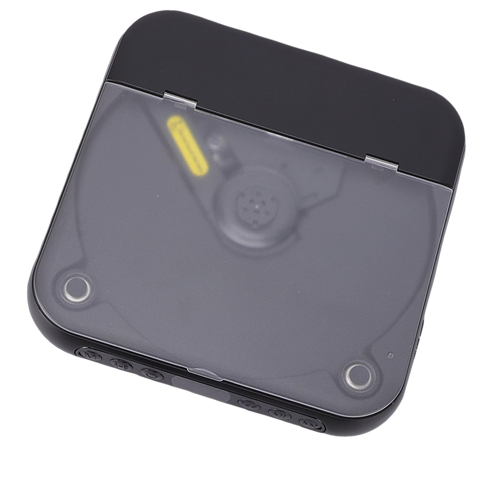 HEEPDD Lettore CD Portatile con Bluetooth 5.3, Doppi Altoparlanti Stereo, Batteria Ricaricabile da 2000 MAh, Display LCD e Ingresso USB AUX per l'ascolto all'aperto in Casa in Auto (BLACK)