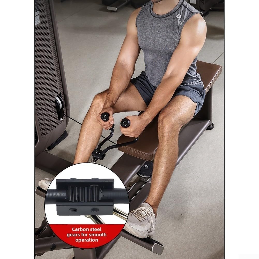 Mango de agarre TPE de hierro para máquina de remo, accesorio ergonómico antideslizante para entrenamiento de espalda, hombro, brazo, 5.12 pulgadas