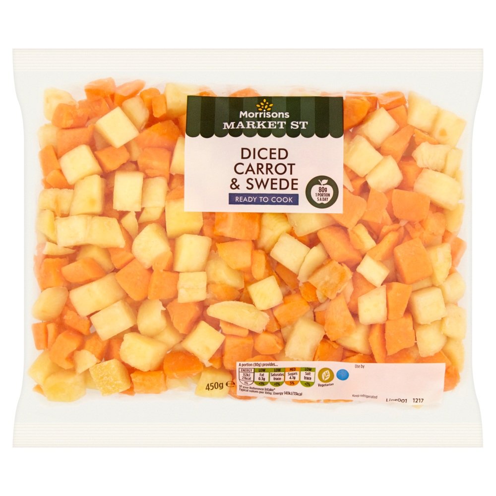 Morrisons Diced Carrot & Swede, 450g