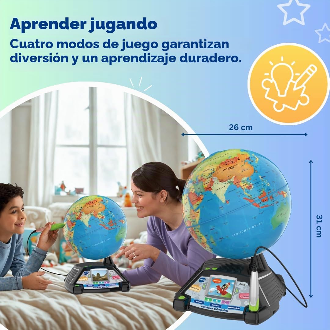 Vtech- Globo de Aprendizaje, Multicolor (80-605464)