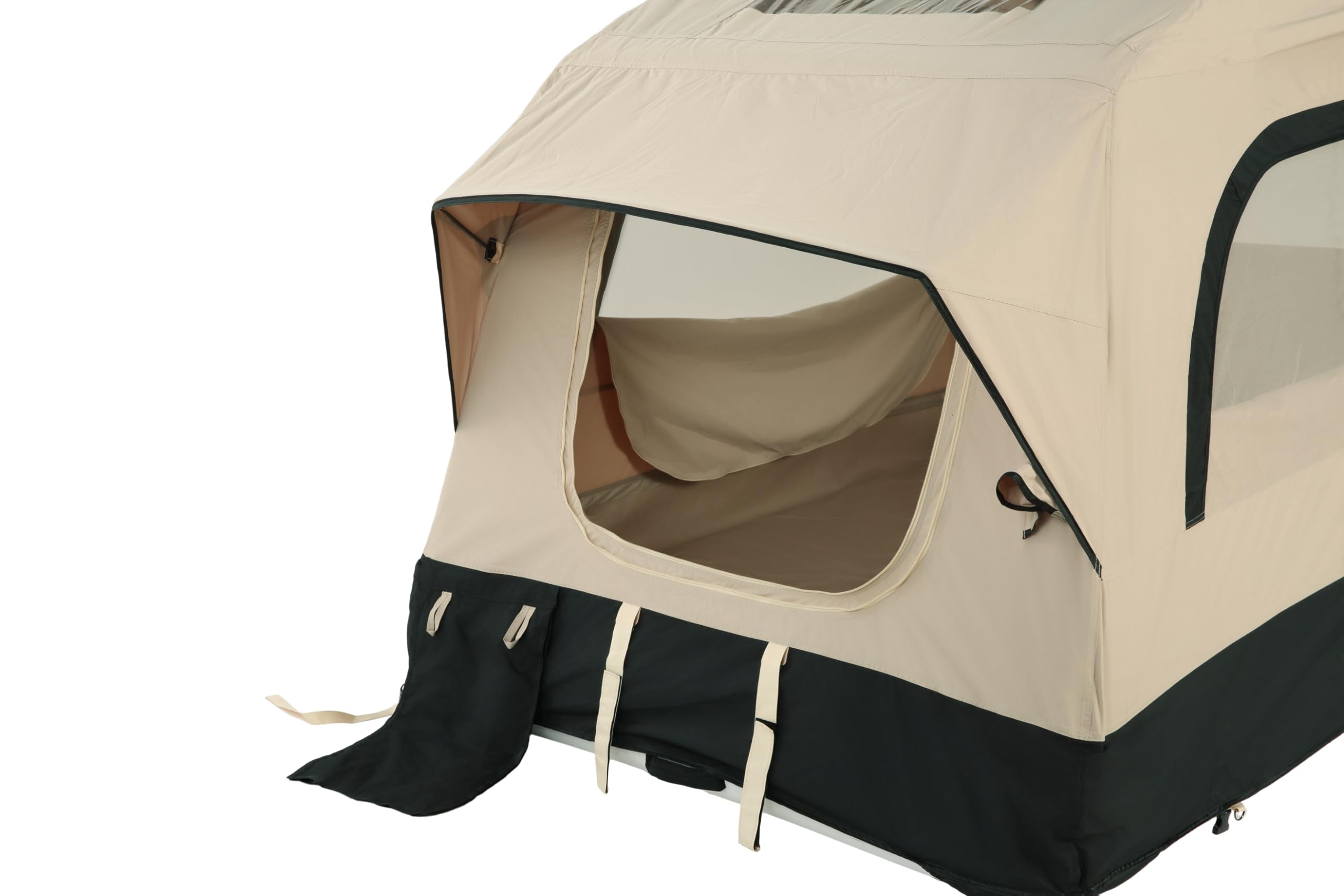 Tente de Toit pour 2-3 Personnes, Tente Gonflable Familiale avec Échelle Télescopique
