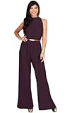 Womens 2025 Sexy Sleeveless Wide Leg Pants Cocktail Pantsuit Jumpsuit Romper