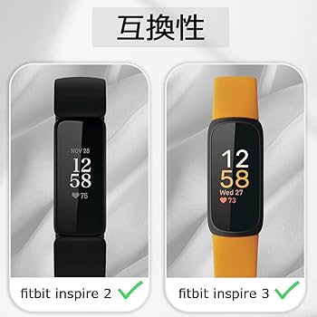 Google - fitbit inspire 3  新品＆ジャンク品　２個セット　保護フィルム付 Fitbit Inspire 3 保護 フィルム OverLay FLEX 高光沢 for