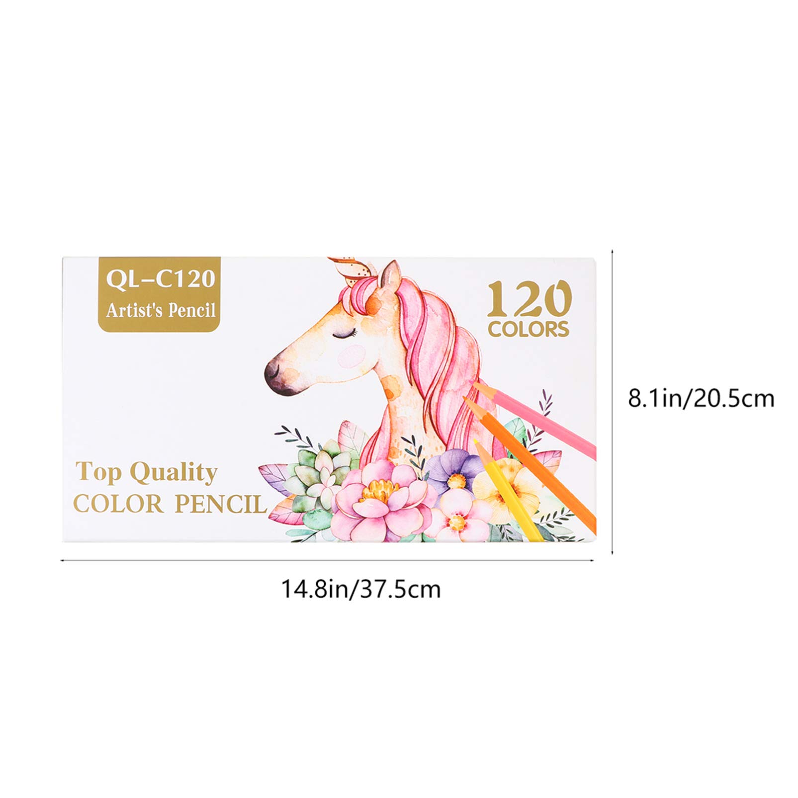 Crayons de Couleur Professionnels pour Artistes Débutants 120 Pièces