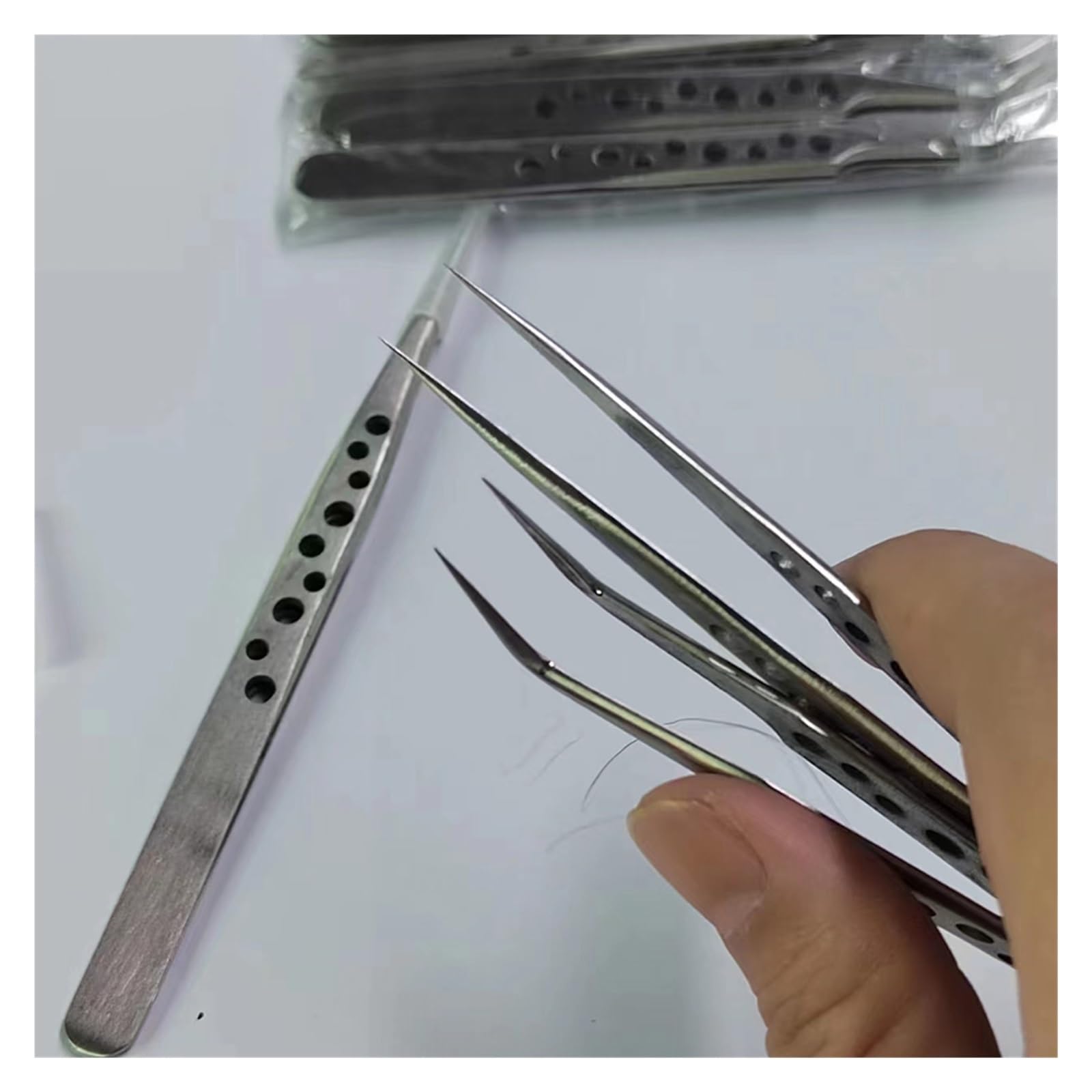 Pinzas Para Manualidades Pinzas Largas, Pinzas de precisión for teléfonos Pinzas electrónicas industriales