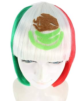 ライム出品 フリーナウィッグ Amazon.co.jp: Wigs2you 仮装 ウィッグ Flag-002 Mexico