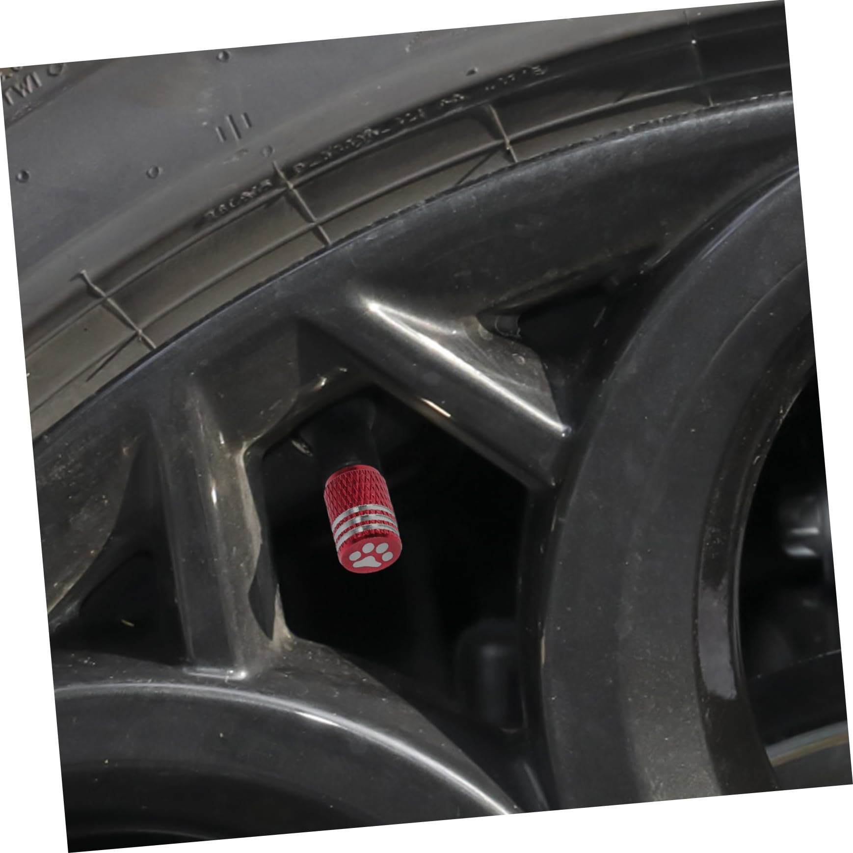 Gatuida 20pezzi Tappi Valvola Per Pneumatici Stampa Zampa Coperture Decorative Per Valvole Auto Protezione e Stile Per Tuo Veicolo