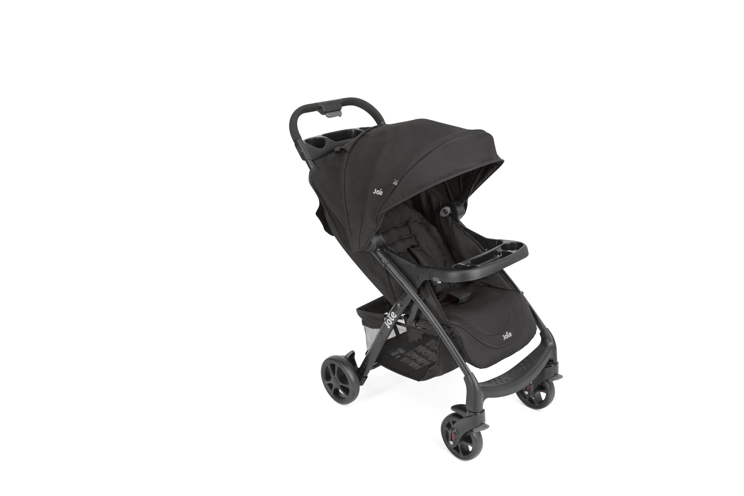 Joie muze™ lx passeggino, reclinazione completamente orizzontale, chiusura compatta, cintura a 5 punti, compatibile con sistema da viaggio – dalla nascita ai 3 anni (0–15 kg), Cobble Stone
