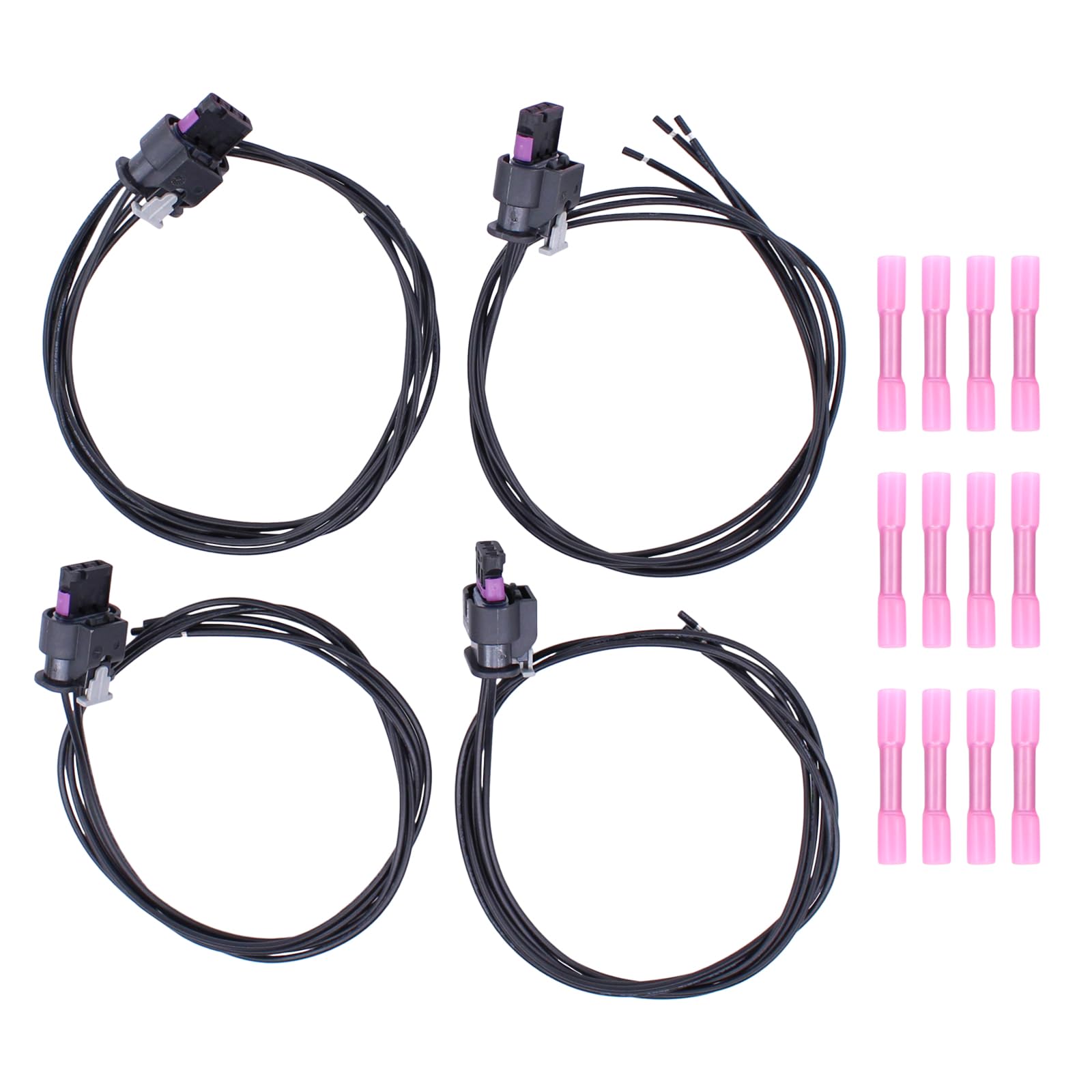 Einparkhilfe Adapter Parksensor Stecker Parkhilfe Kabelbaum PDC Sensor Kabel für Passat B8 B7 B6 3C Transporter T5 T6 Multi-Van T5 Scirocco Polo 6R Shar-an Ti-guan Toua-reg Tour-an Je-TTA Phaeton Up