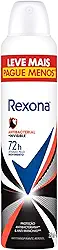 Rexona Antitranspirante Aerosol Antibacterial Invisible 250 ml