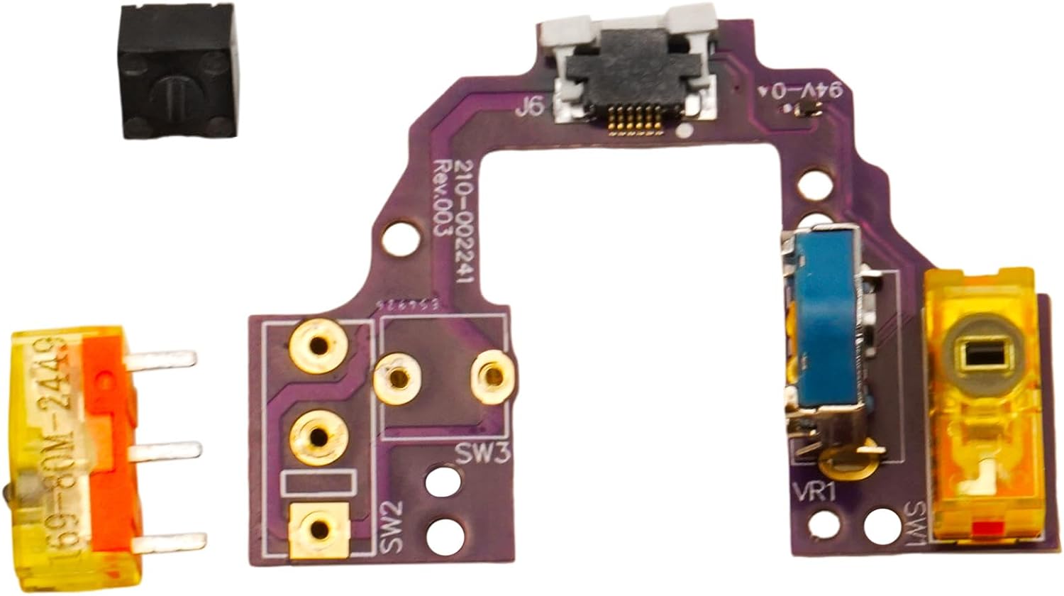 Mouse Motherboard Upgrade Hot-swap Switch Button Board and TTC Dustproof Microswitch Replacement for Logitech G Pro X Superlight Wireless Gaming Mouse
