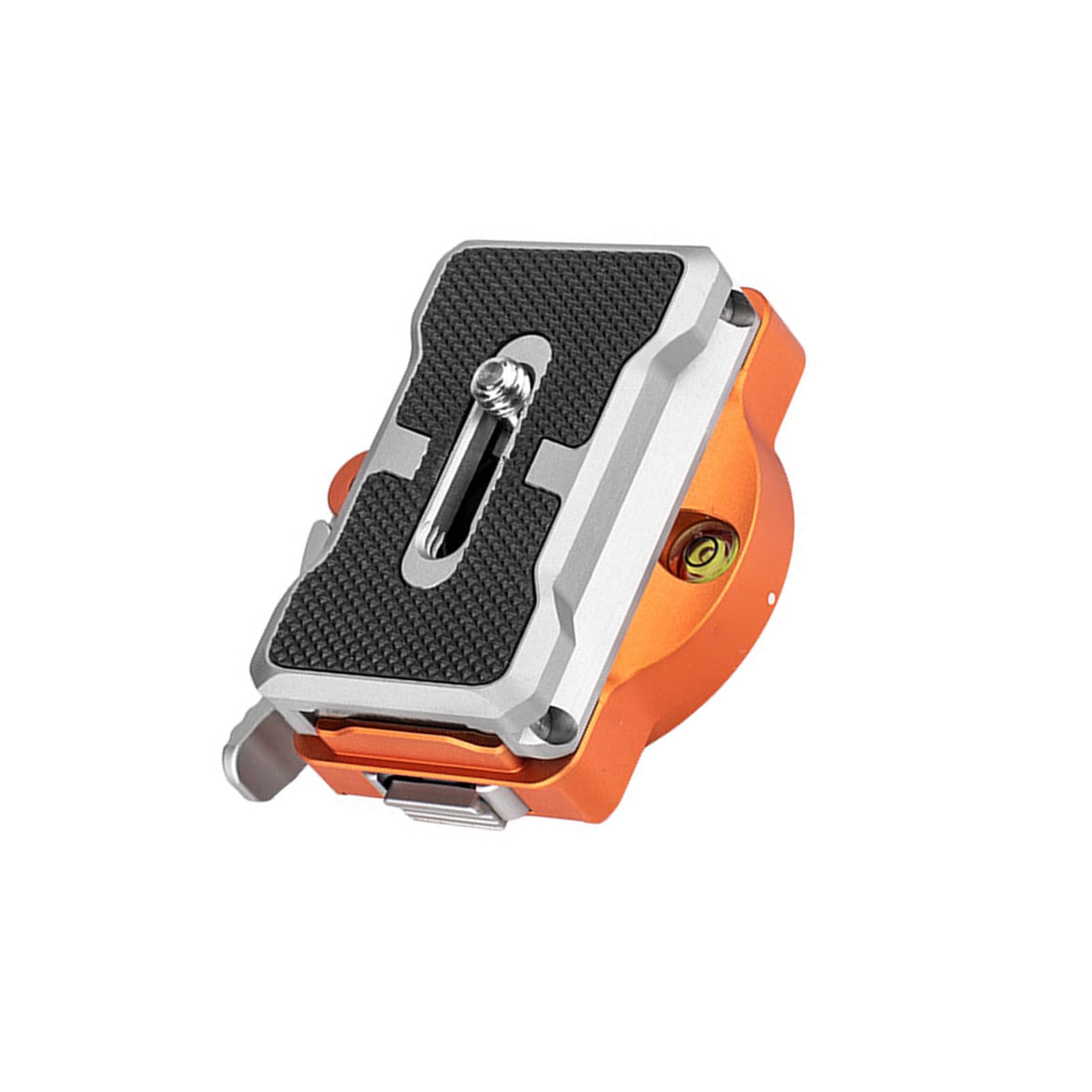 Jiawu Piastra a Sgancio Rapido per Fotocamera, Sgancio Rapido con Bloccaggio Automatico con Riprese Verticali e Stabilizzazione Antiscivolo, Piastra di Base con Livella a Bolla Incorporata per