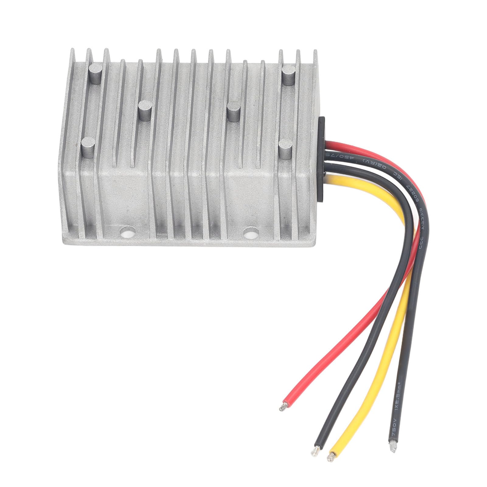 Convertitore DC-DC Step Up Boost, regolatore di tensione impermeabile ad alta potenza da 480 W, trasformatore da 12 V/24 V a 48 V/10 A per sistemi di sicurezza dei veicoli.