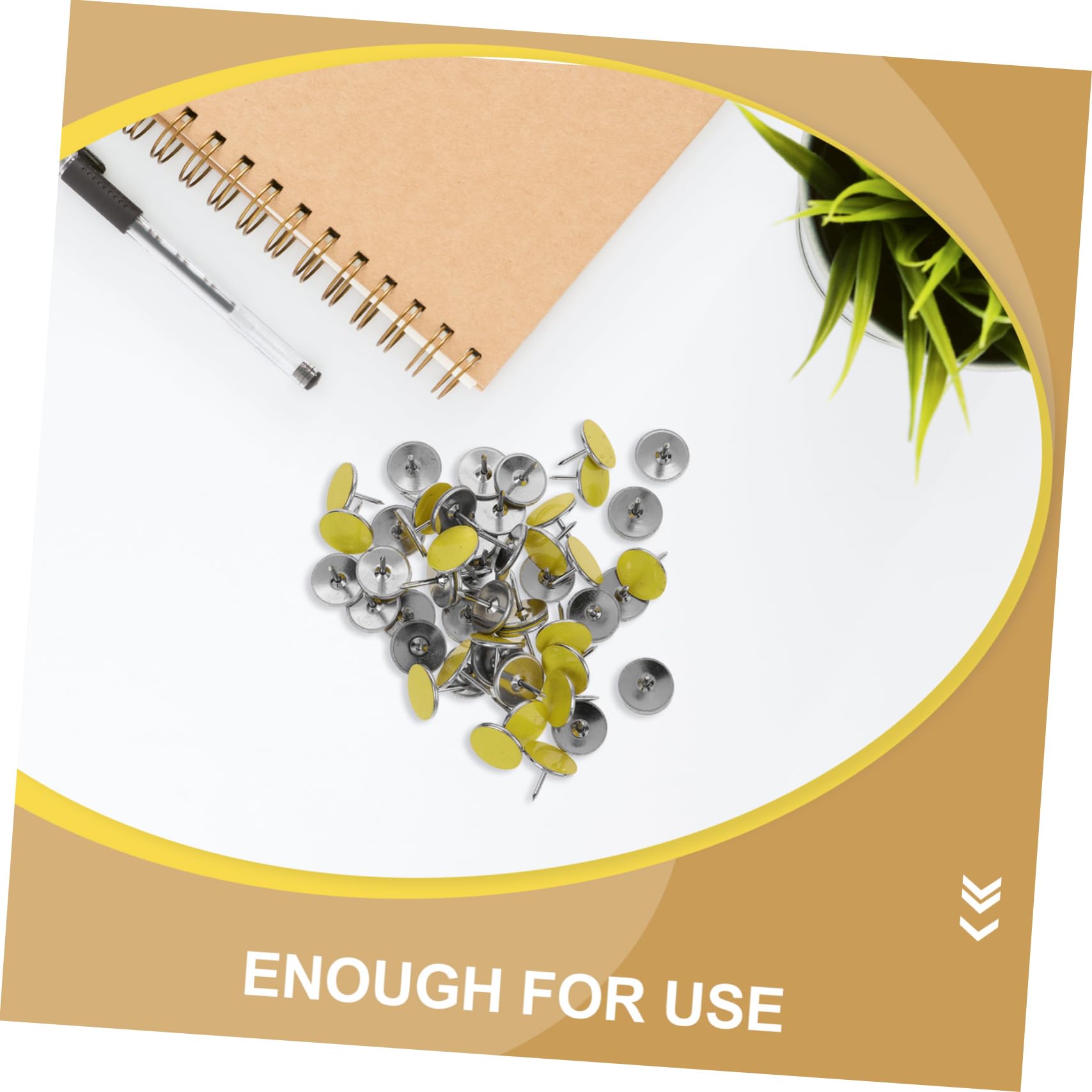 ARTIBETTER Fluorescent Camping Reflector 50 Pack Reflective Pushpin Nylon Steel Trail Markers for Night Visibility