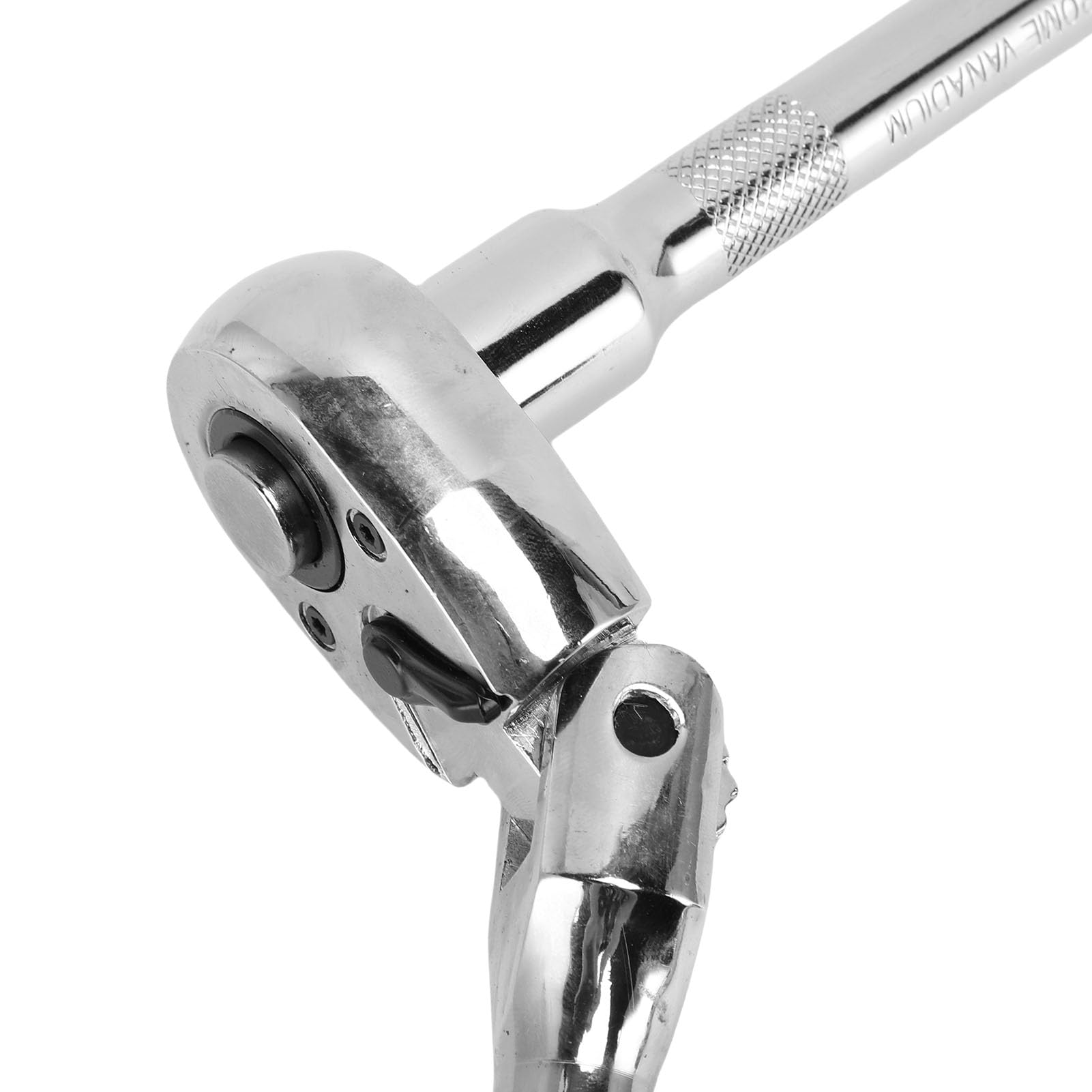 Jiawu 6-częściowy zestaw grzechotek z elastyczną głowicą, 1/4", 3/8", 1/2", grzechotka z obrotową głowicą i przedłużką, 72 zęby,regulacja 180°,szybkie zwalnianie,elastyczna rękojeść