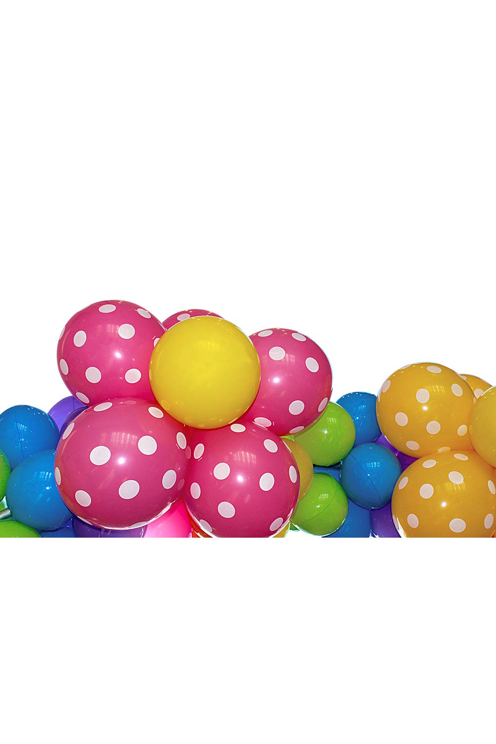 風船ページ Amazon | kikipa kk-096 100個セット 約30cm カラフルバルーン 水玉