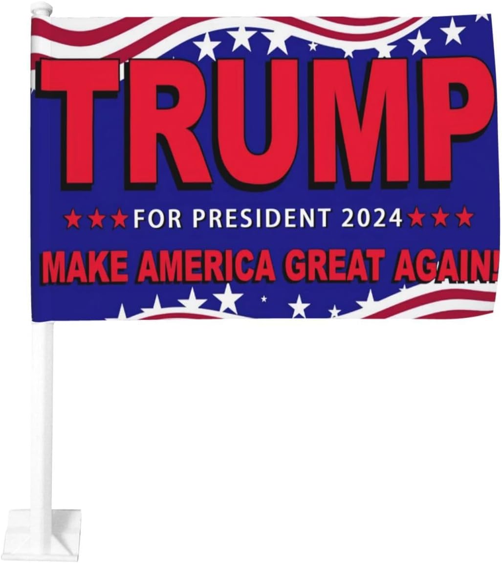 Amazon.com : Amzjkd Car Flag Donald Trump Make America Great Again ...