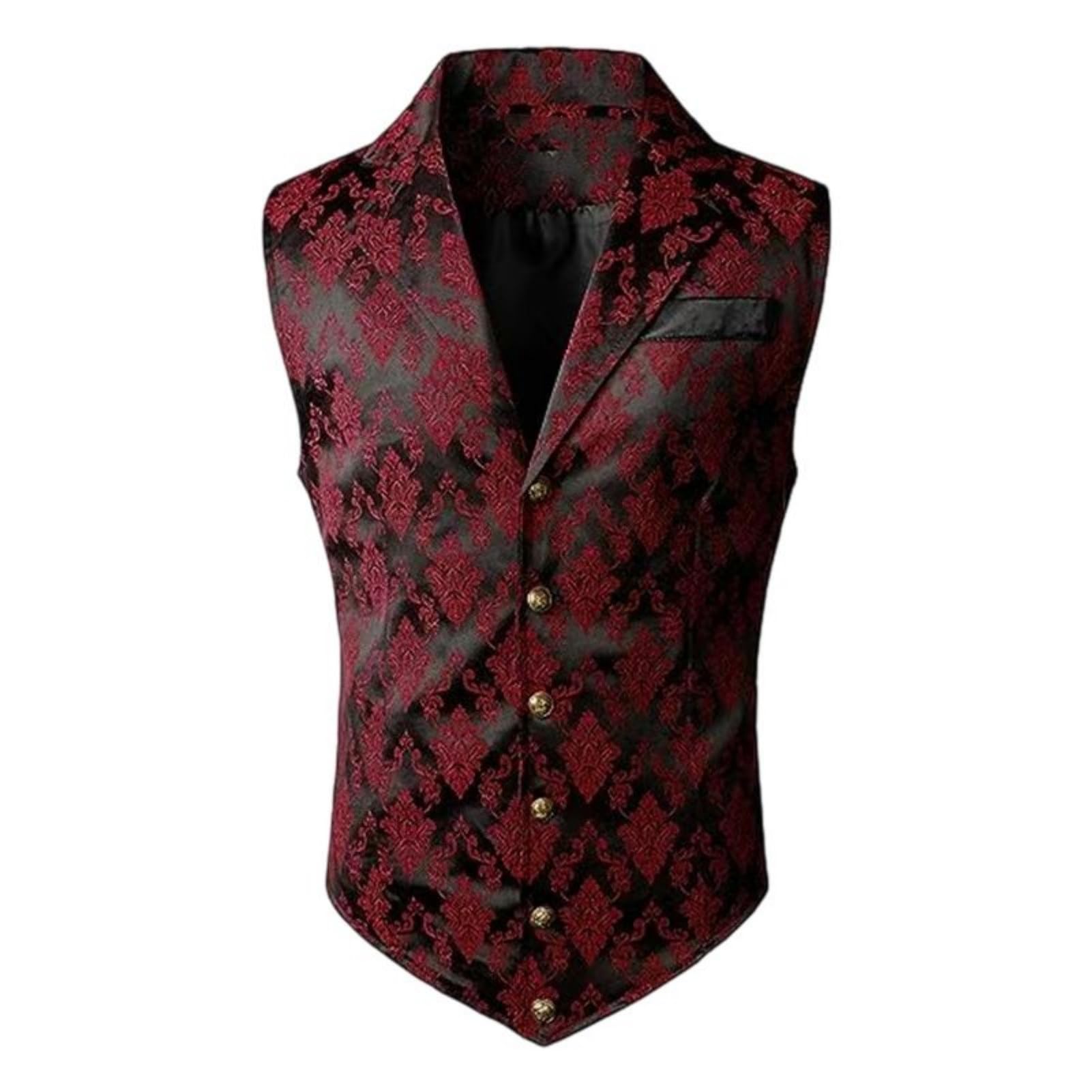 Chaleco de traje vintage con solapa clásica que eleva tu vestimenta formal 8
