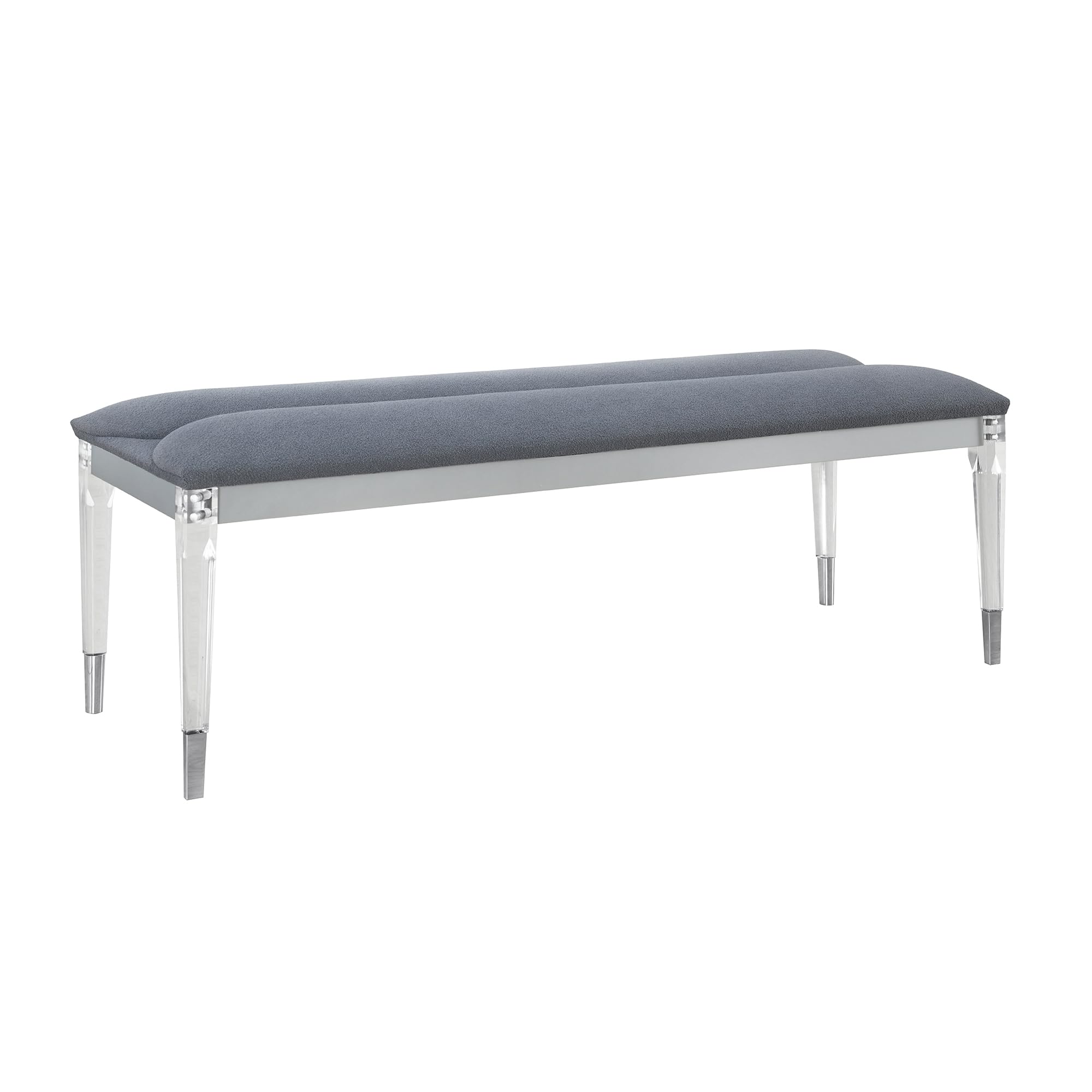 Oosofi Soft Silver Finish Bench