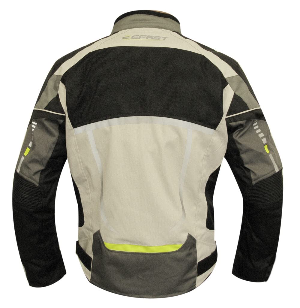 IRIS Giacca moto estiva Uomo Donna, Ventilazione ottimale e Protezioni CE per un Comfort Assicurato, Colore Nero Grigio