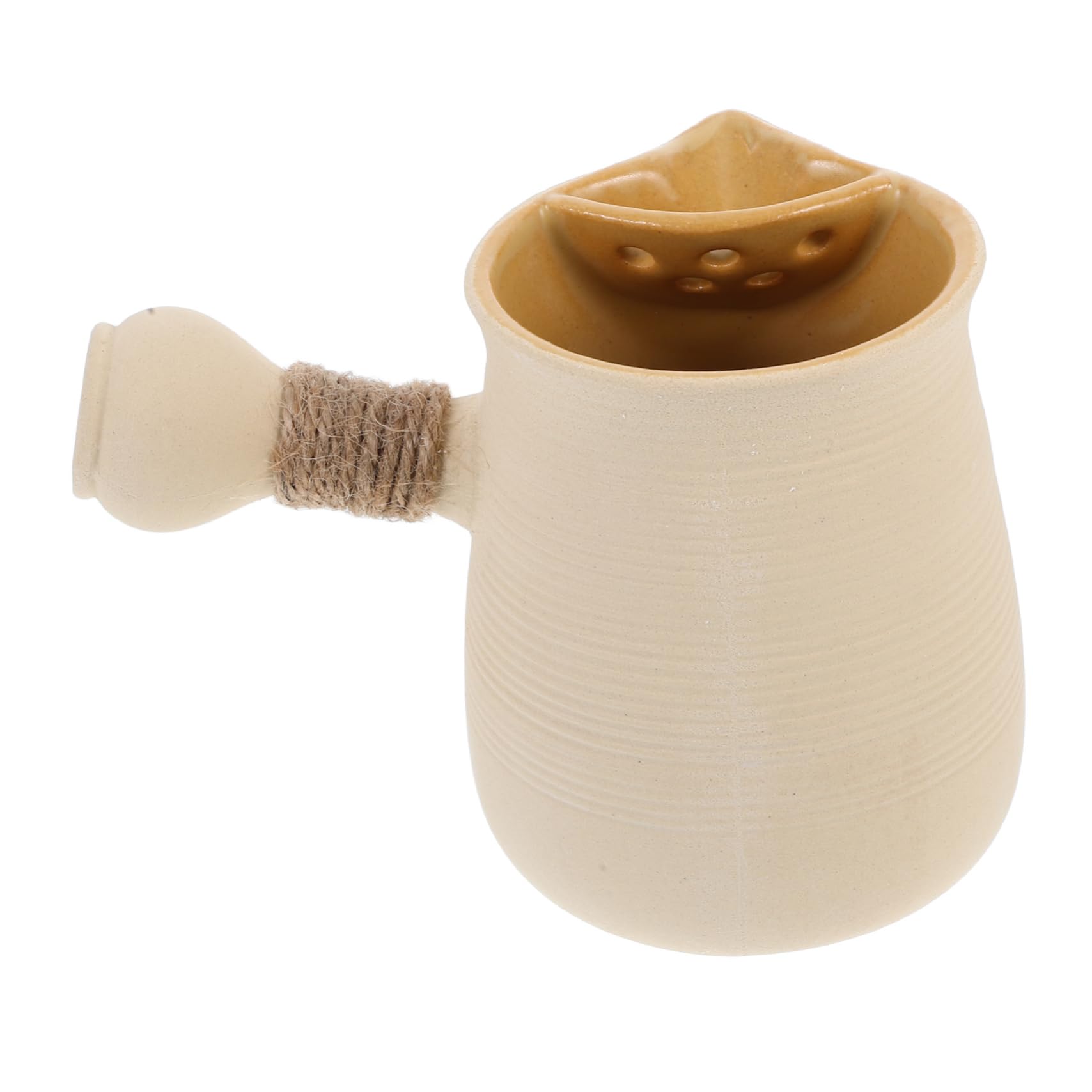 Alipis Ceramic Teapot Versatile Camping Kettle for Tea Coffee and Outdoor Pot for Stovetop Use for Bbqs and Group Gatherings