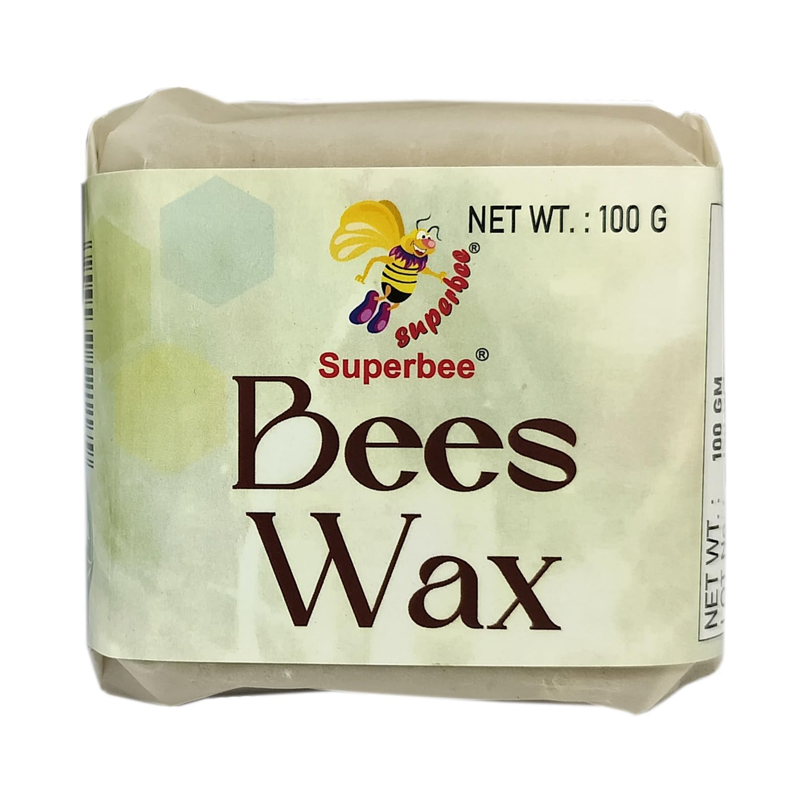 Superbee Butter Paper Beeswax for Lip Balm Making Natural and Pure Filtered Cosmetic (100g)