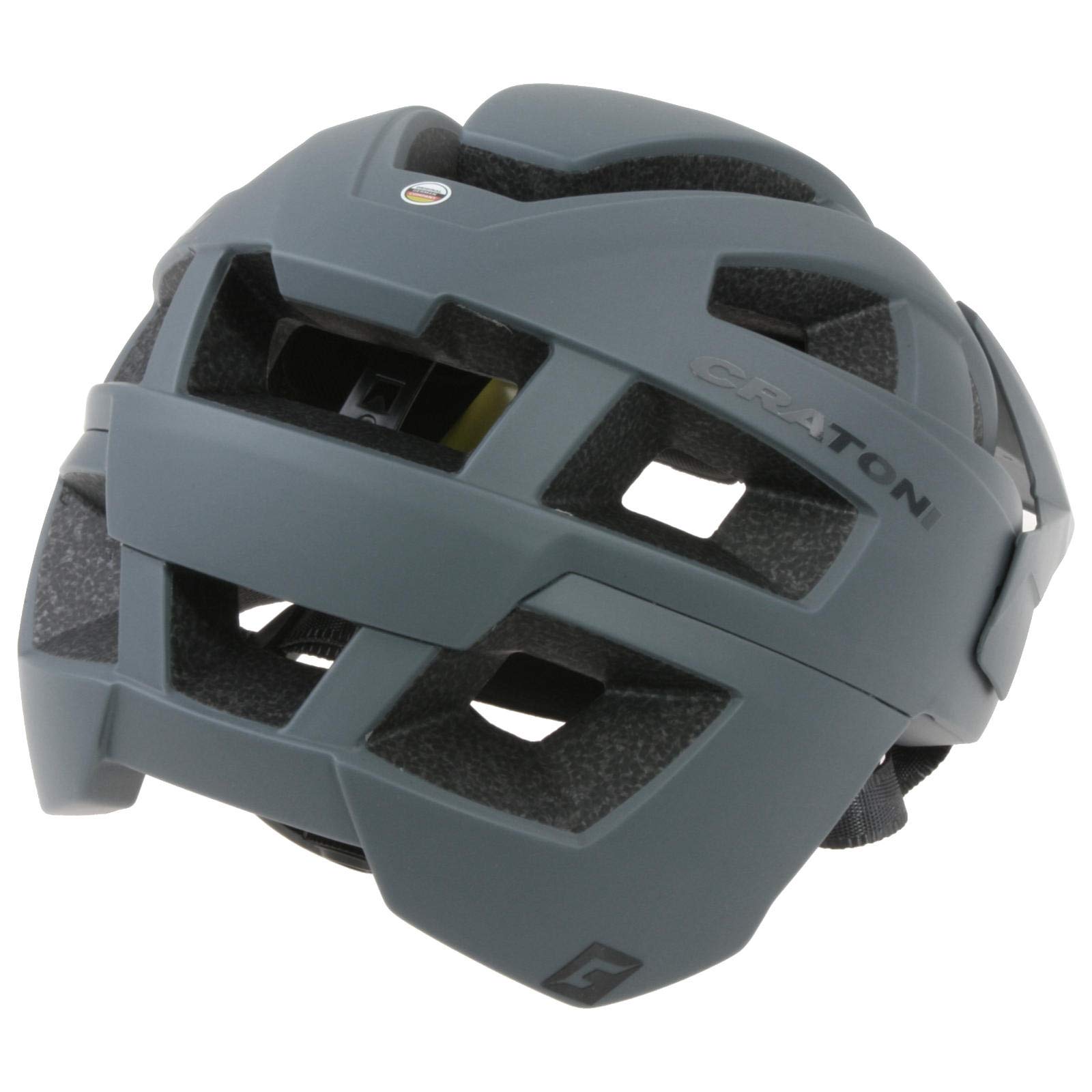 Cratoni Unisex – uniwersalny zestaw (MTB), kask rowerowy, szary, jeden rozmiar