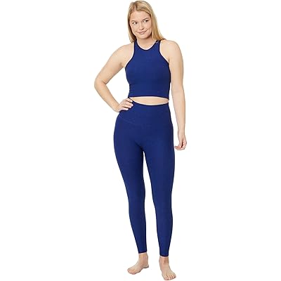 Beyond Yoga Spacedye Studio Cropped Tank deep ocean heather