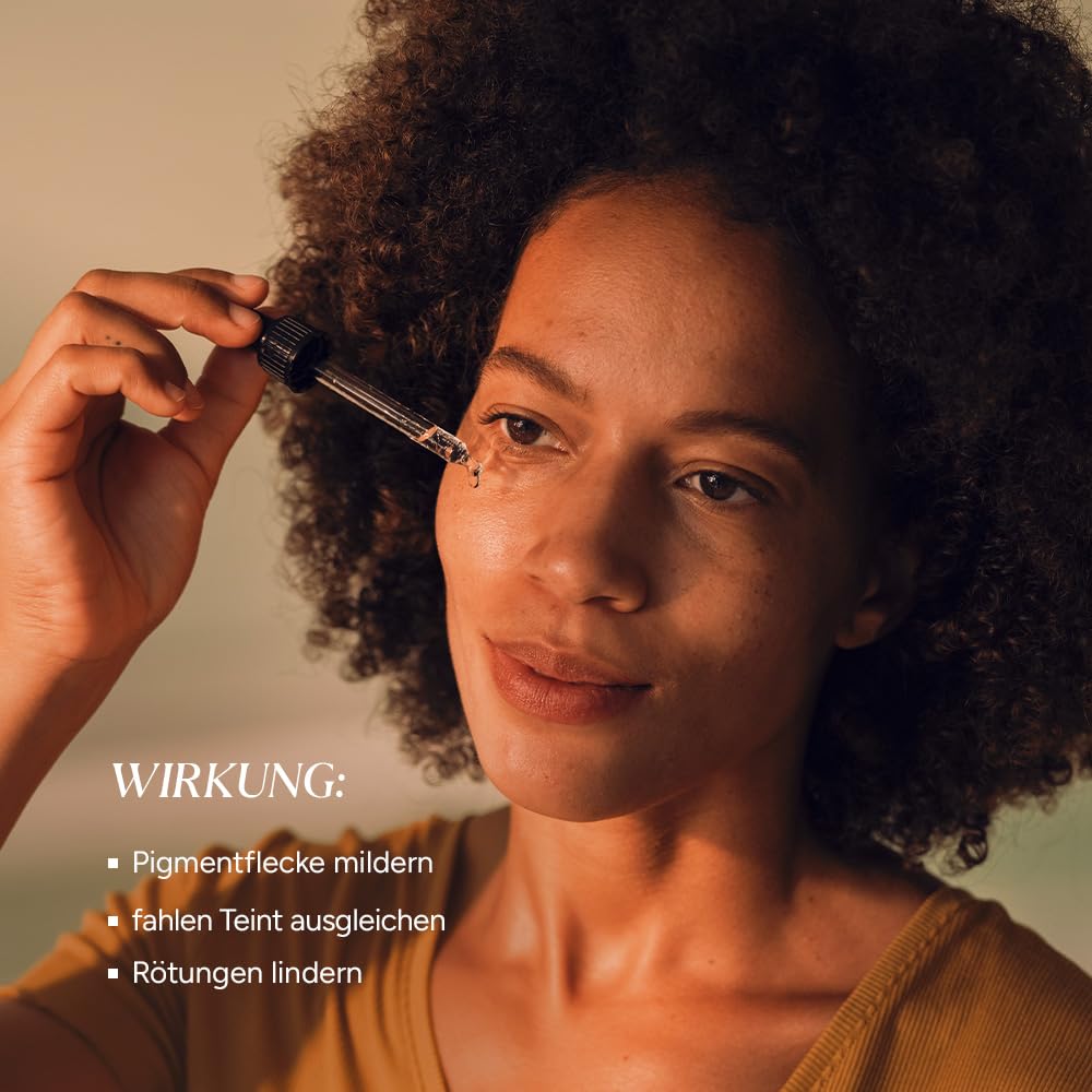 JUNGLÜCK Strahlend schön Kombi – Vitamin C Sensitiv Serum 30ml + Hyaluron Konzentrat 50ml – mit 5% Vitamin C & 1,4% Hyaluronsäure – natürlicher Glow für alle Hauttypen