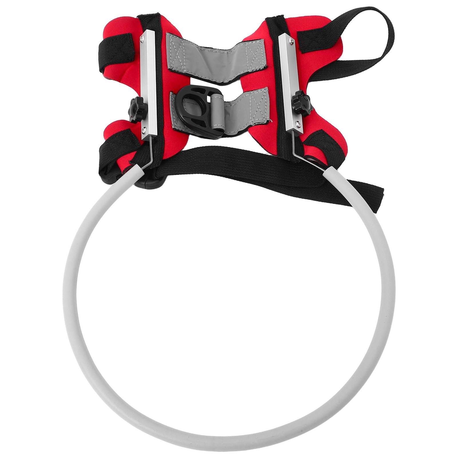 Veemoon Collier Anti-Collision Réglable pour Chien Aveugle, Anneau de Protection Léger en Polyester Rouge Taille S, Dispositif de Navigation pour Éviter Les Collisions, Accessoire Santé