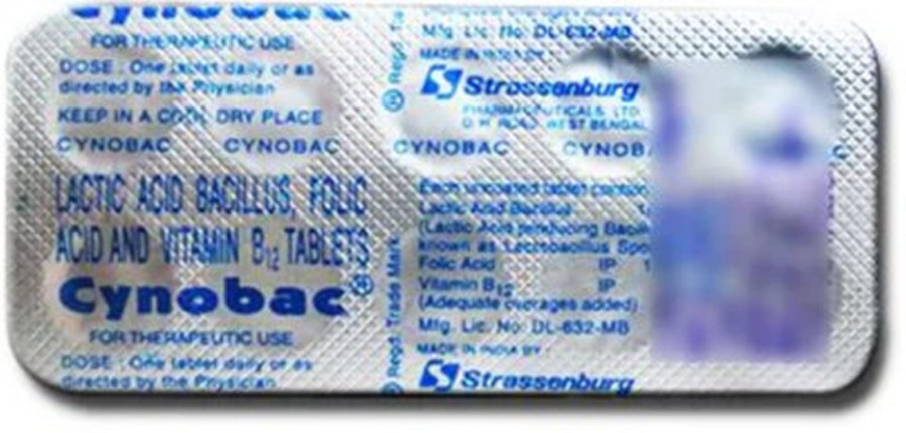 CYNOBAC - Strip of 10 Tablets