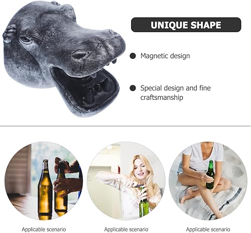 Miniatura 6 de Zerodeko Abrebotellas de animales, abridor de vino montado en la pared, sacacorchos eléctrico, abridor de cerveza, montaje en pared, novedad,