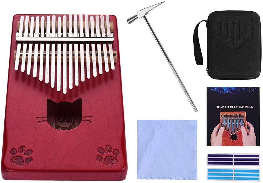 Mini Doigt Kalimba Pouce Piano Portable 17 Touches Kalimba Pouce Piano Érable avec Sac Fourre-Tout Tuning Marteau… - Les Beatles, Paul McCartney, John Lennon, RIngo Starr, George Harrison Mini Doigt Kalimba Pouce Piano Portable 17 Touches Kalimba Pouce Piano Érable avec Sac Fourre-Tout Tuning Marteau… – Image 8