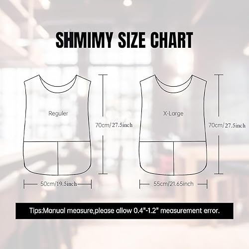 Miniatura 6 de Delantal de zapatero personalizado unisex con bolsillos para pintar limpieza Artiest impermeable delantal personalizado texto logotipo imagen