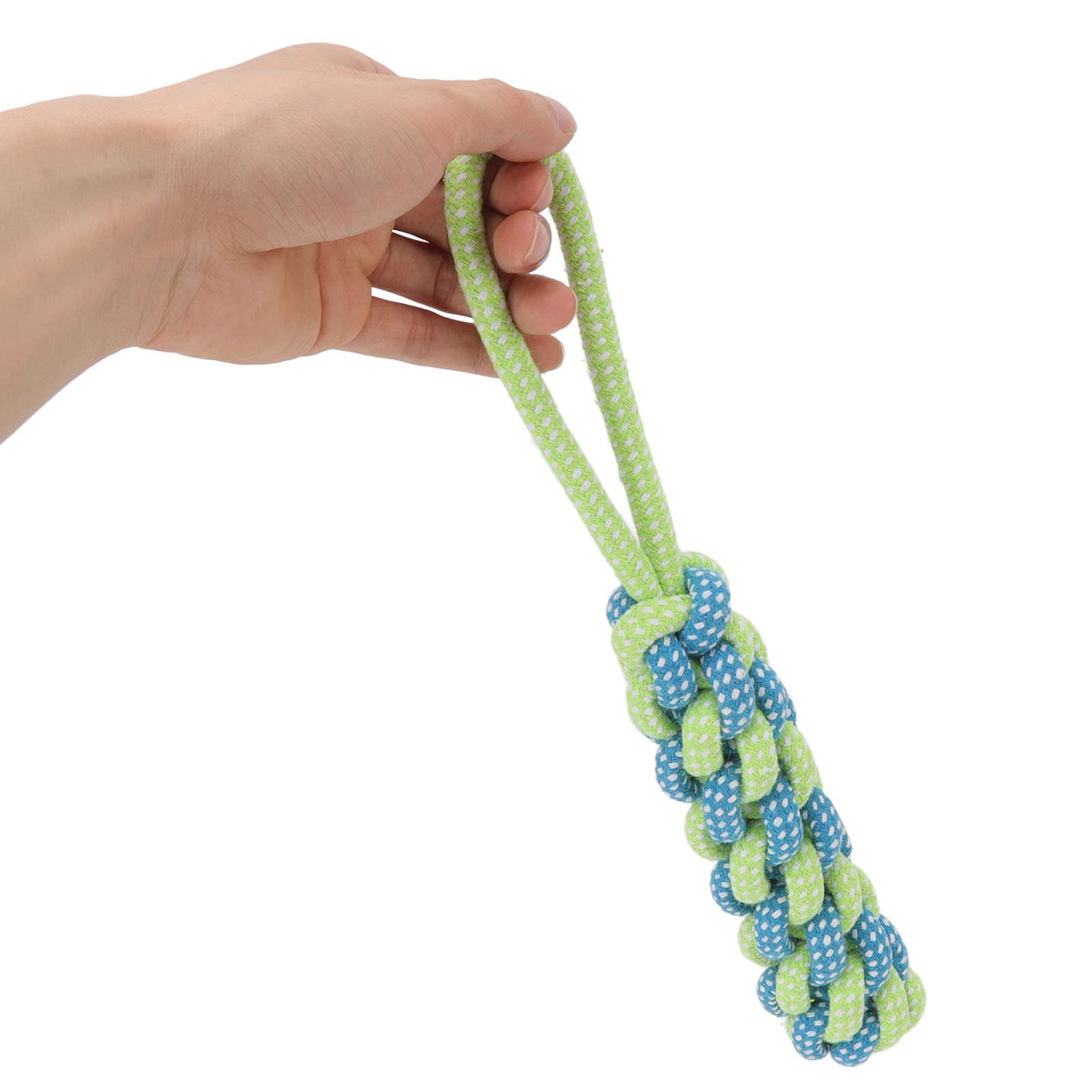Yitre Spring Pole Dog Rope Toy, Interactive Dog Bungee Rope Rust Protection Muscle Builder for Dogs for Outdoor Play - Image 4
