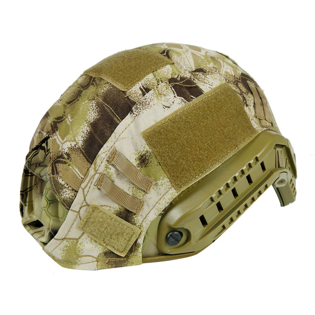 ZTBF Tactical Camouflage Helmet Cover for MH/PJ Series Fast Helmet Accessories (No Helmet)