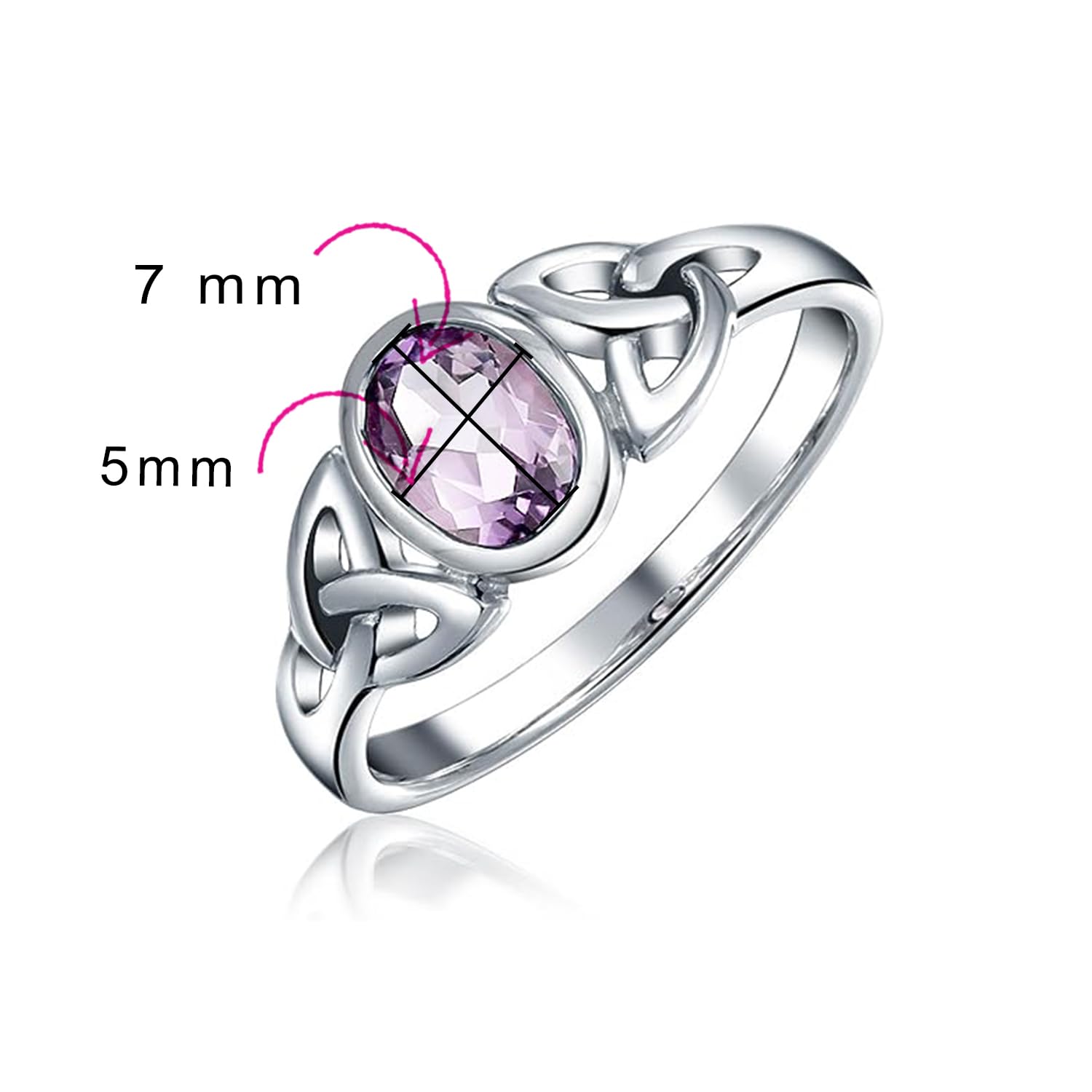 Bling Jewelry Anillo de plata de ley 925 personalizable con circonita cúbica auténtica y circonita cúbica para mejores amigas, hermanas y hermanas