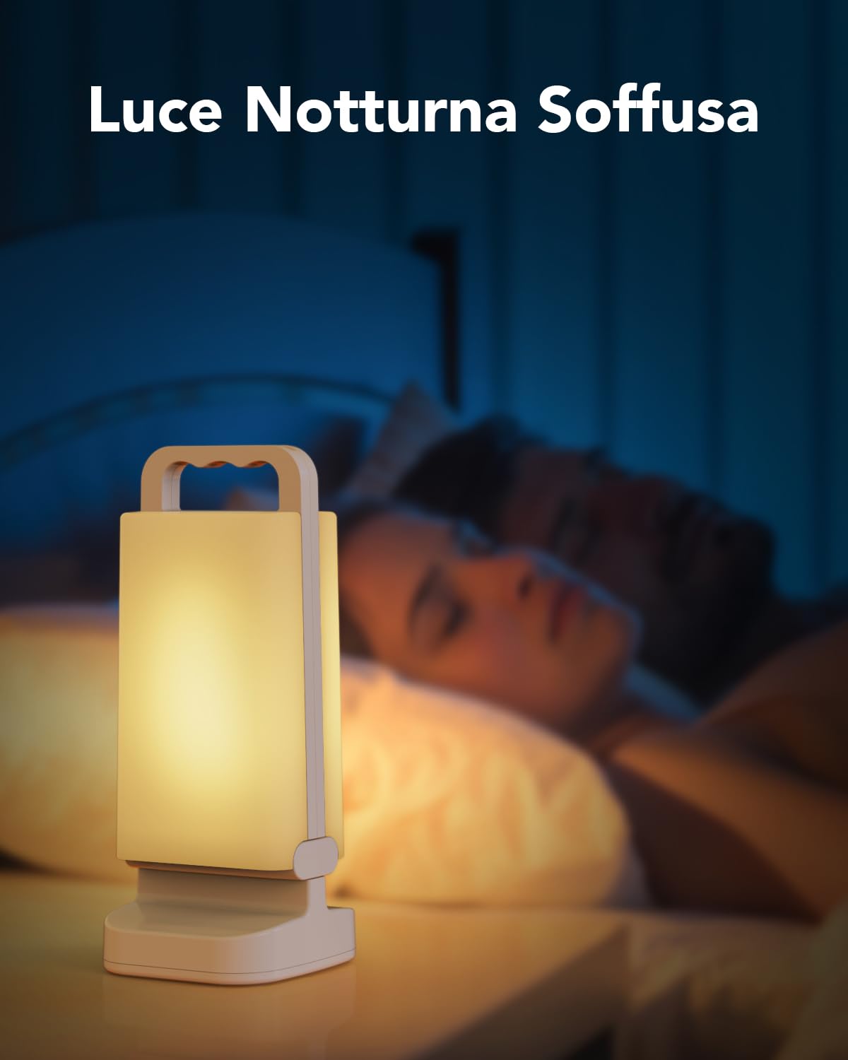Lepwings Lampada da Campeggio Solare Ricaricabile 6000mAh, Lanterna LED Portatile da Esterno fino a 80 Ore, Funzione Power Bank, Luce Touch IPX4 Impermeabile per Tenda, Escursione ed Emergenza