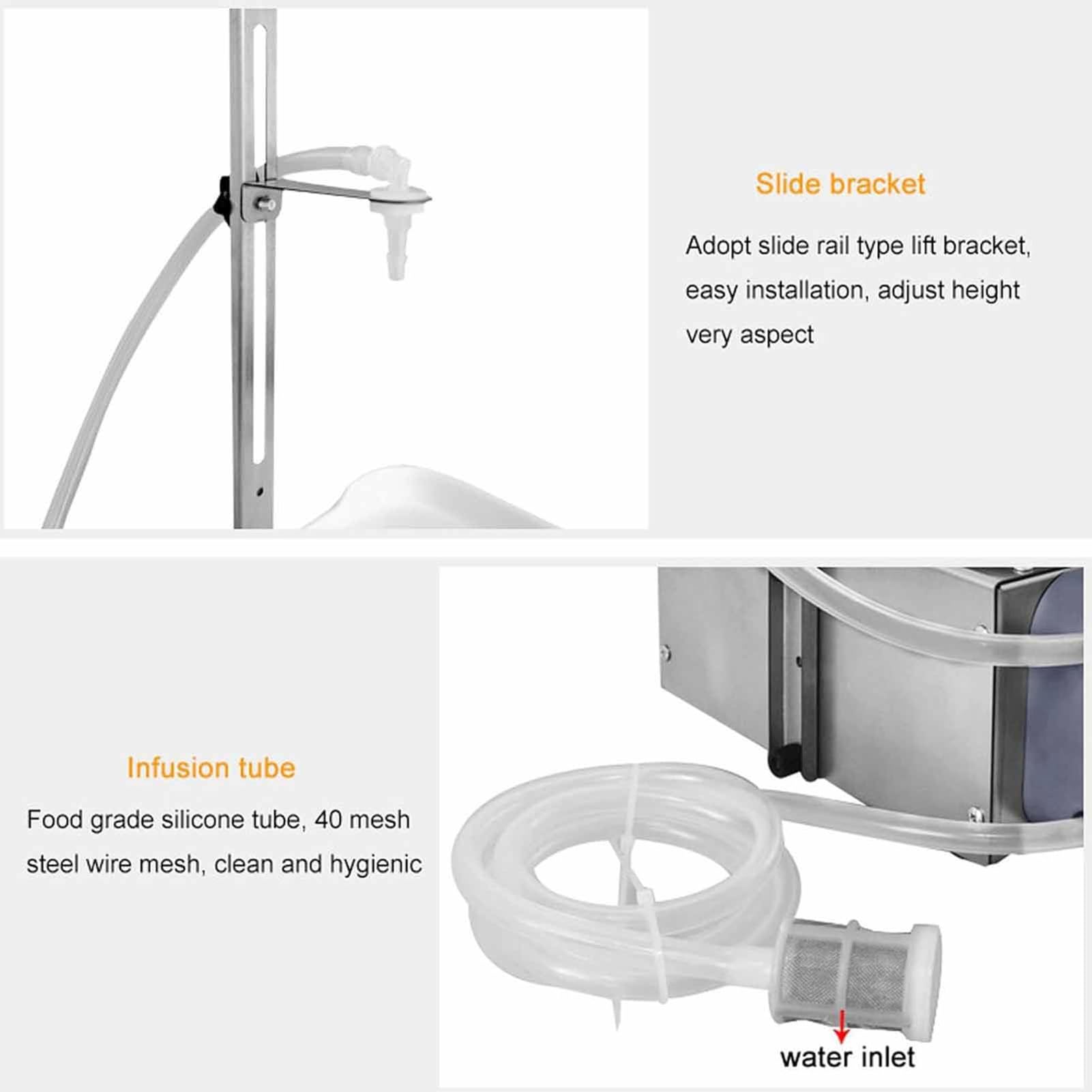 SenhE Máquina de llenado Automática de líquidos, Máquina llenadora de Botellas de Miel, Máquina llenadora de Pasta Máquina llenadora de Champú, para Cosméticos, Medicamentos y Bebidas
