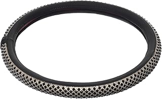 Smart Auto Velvet Stress Steering Wheel Cover for Car Excellent Material Silicone Covered with Leather