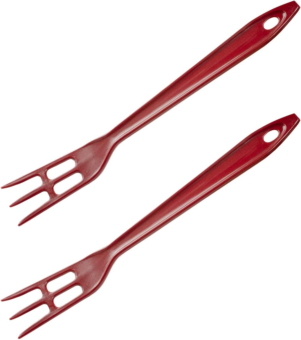 Hutzler Waffle Fork, 11", White,3702-2WH,2