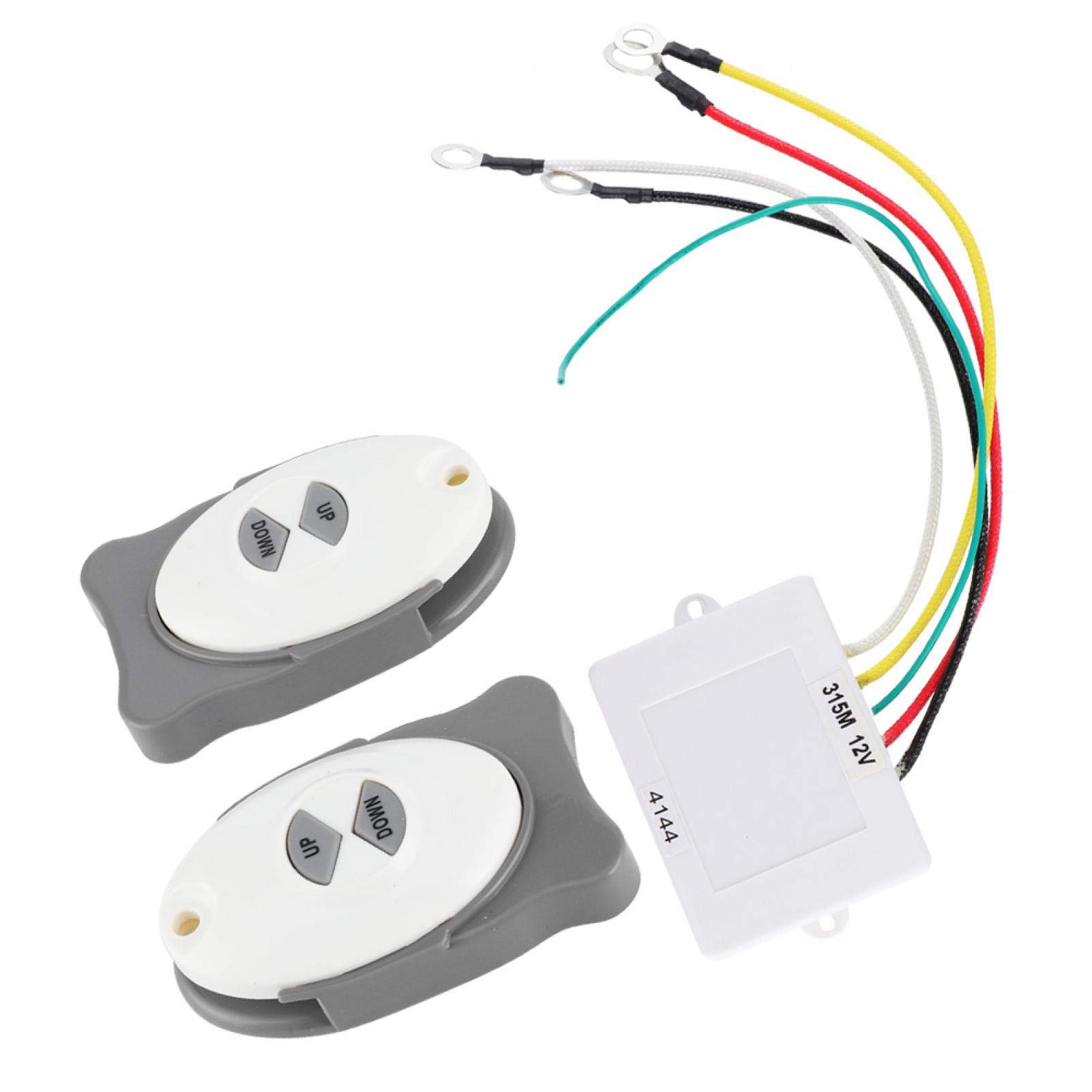 Anker-Fernbedienung Ankerwinde Drahtloser Schalter Trim Controller Marine Boot Segelzubehör 2 Sender