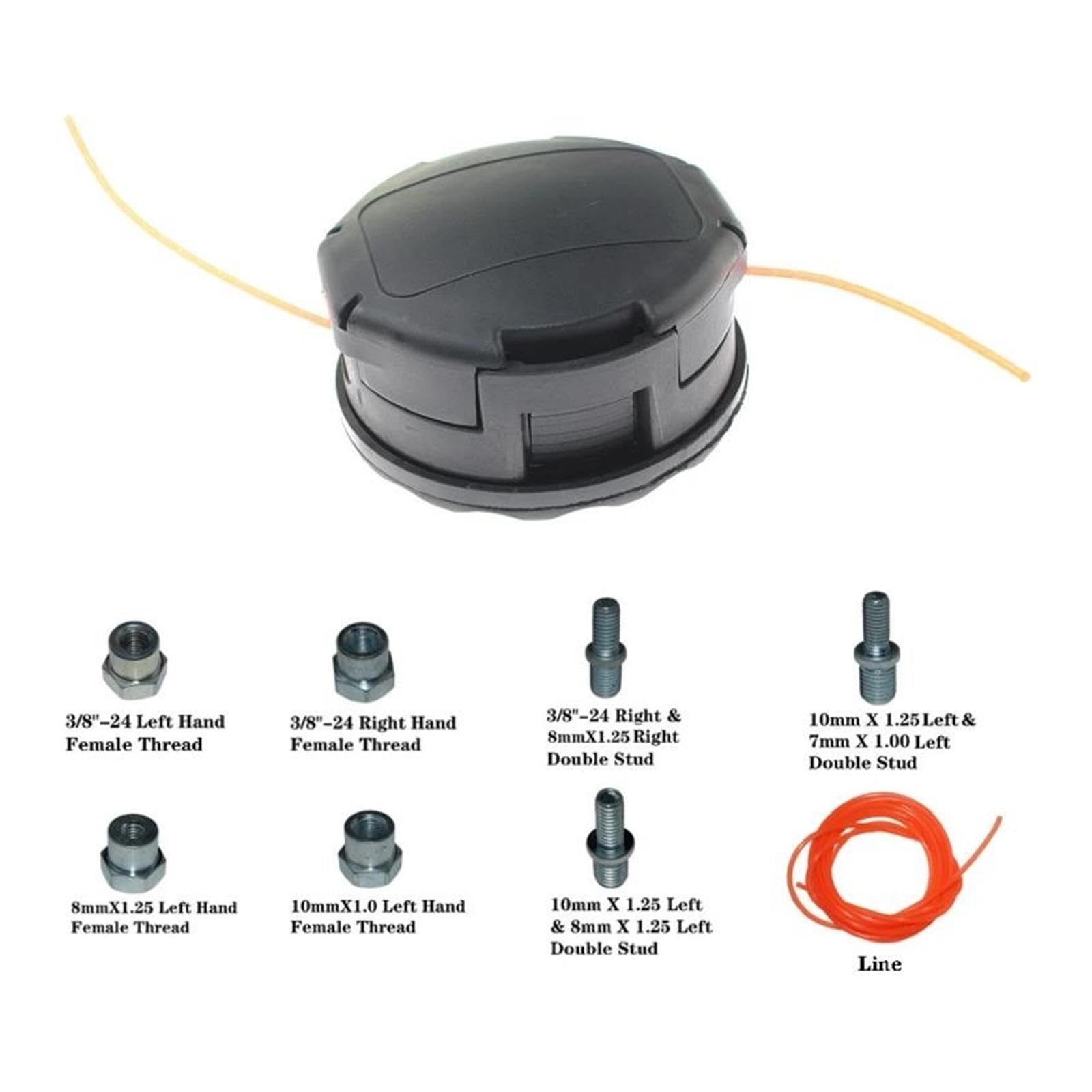 Cabezal De Corte De Repuesto Con Rosca Hembra, Speed-Feed 375S 400S 500S, Compatible Con Hitachi, Metabo, Tanaka TCG22EAS TCG22EAP TCG24EBD TCG27EBD